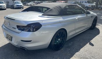 2012 BMW 650i Convertible Coupe (Silver) full