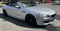 2012 BMW 650i Convertible Coupe (Silver)