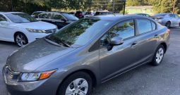 2012 Honda Civic LX (Charcoal)